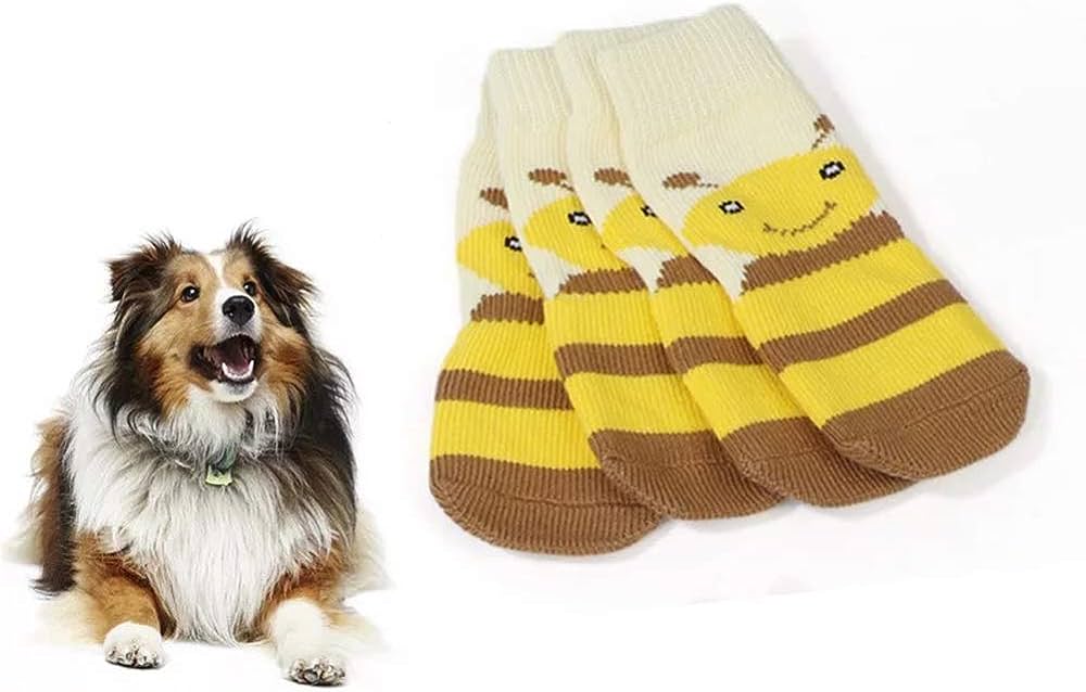 socks with dog face